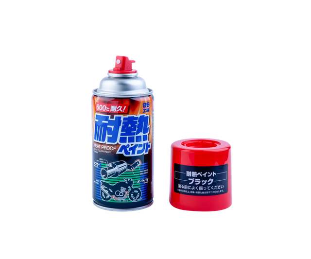 Термостойкая краска SOFT99 Heatproof Paint Black 08020